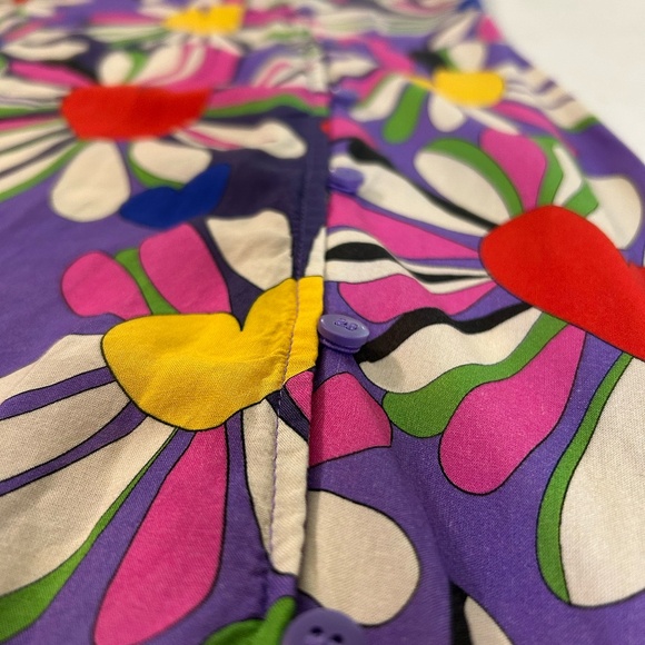 Weekday Joanne printed midi mesh dress size 6 - Picture 3 of 5